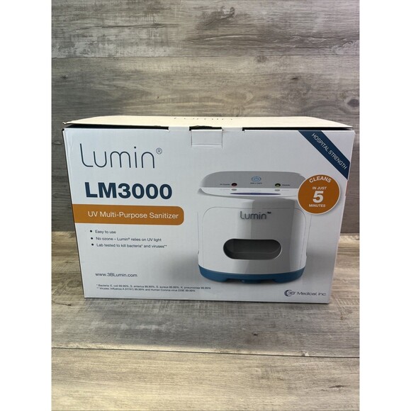 Lumin LM3000 3B UV Multi Purpose Sanitizer Hospital Strength Clean 5 Minutes - Picture 1 of 11